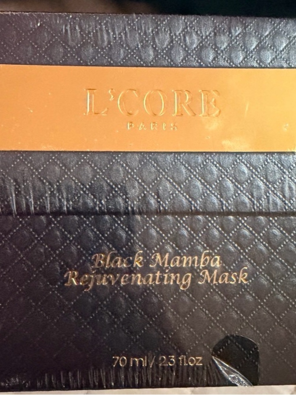 L'Core Paris Black Mamba Rejuvenating Mask – Black